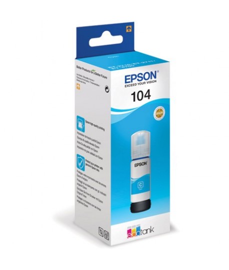INKJET EPSON T00P2 ECOTANK 104 CIANO