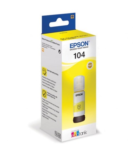 INKJET EPSON T00P4 ECOTANK 104 GIALLO