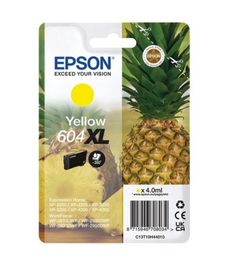 INK EPSON 604XL GIALLO T10H440 ANANAS