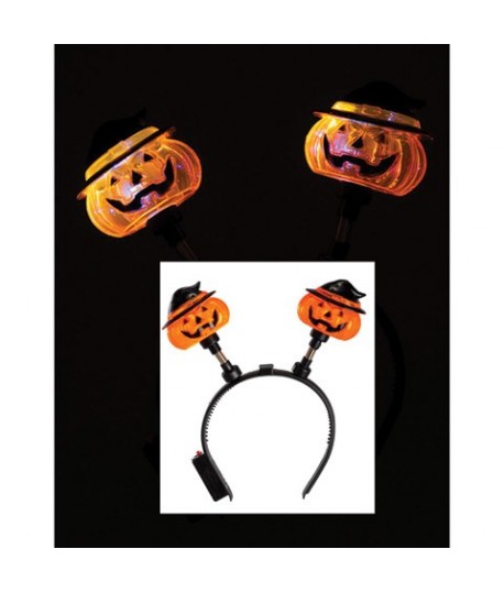 CERCHIETTO LUMINOSO CON ZUCCHE CT3762