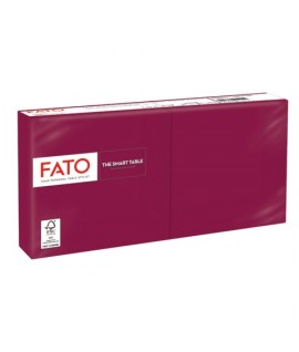 TOVAGLIOLI 25X25 2VELI BORDEAUX 100PZ