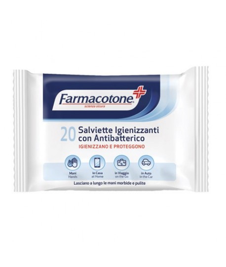 SALVIETTE IGIENIZZANTI 20PZ FARMACOTONE