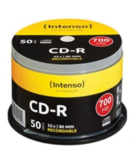 CD-R INTENSO 700 MB 80 MIN 52X 50PZ