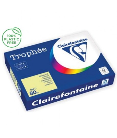 CARTA TROPHEE 80G A4 GIALLO 1778 500FF