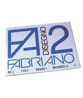 ALBUM FABRIANO 2 110G 24X33 RUVIDO 20FF