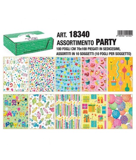 CARTA REGALO KARTOS 70X100 PARTY 100FF