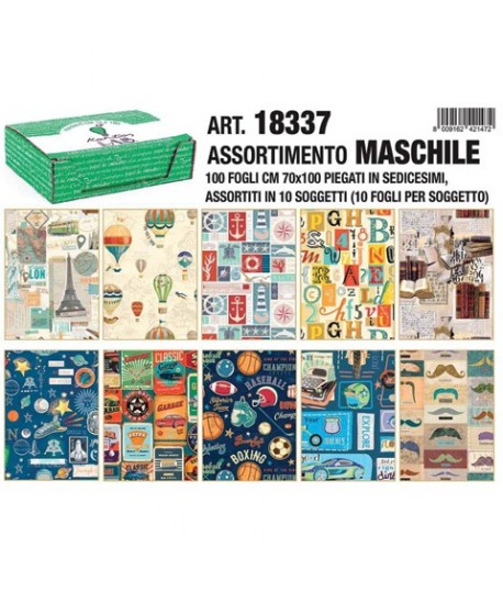 CARTA REGALO KARTOS 70X100 MASCHILE 100F