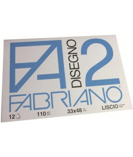 ALBUM FABRIANO 2 110G 33X48 LISCIO 12FF