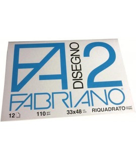 ALBUM FABRIANO 2 110G 33X48 SQUADR. 12FF