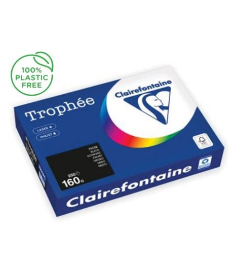 CARTA TROPHEE 160G A4 NERO 1001 250F