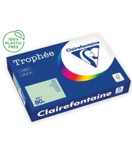 CARTA TROPHEE 80G A4 VERDE 1975 500F