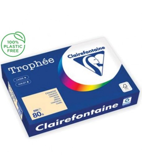 CARTA TROPHEE 80G A4 CAMOSCIO 1787 500F