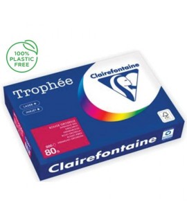 CARTA TROPHEE 80G A4 ROSSO 1782 500F