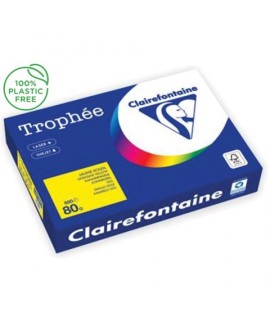 CARTA TROPHEE 80G A4 GIALLO 1877 500F