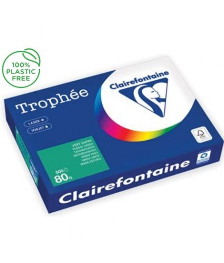 CARTA TROPHEE 80G A4 VERDONE 1783 500F