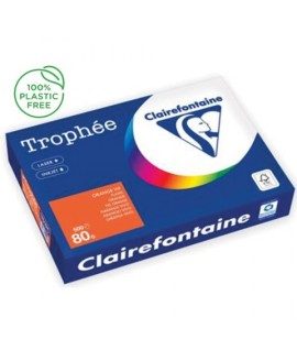 CARTA TROPHEE 80G A4 ARANCIO 1761 500F