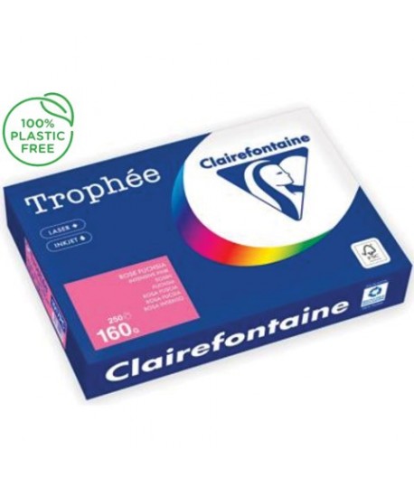 CARTA TROPHEE 160G A4 FUCSIA 1017 250F
