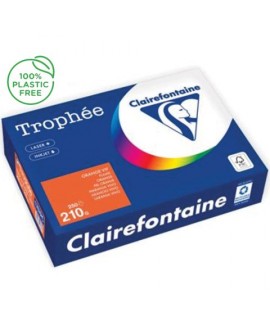 CARTA TROPHEE 210G A4 ARANCIO 1767 250F