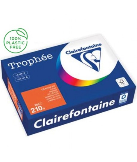 CARTA TROPHEE 210G A4 ARANCIO 1767 250F