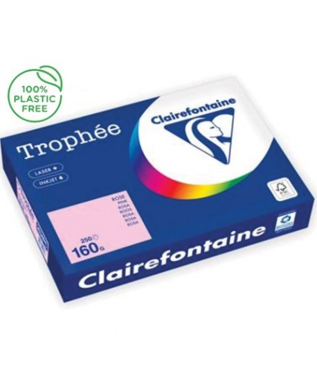 CARTA TROPHEE 160G A4 ROSA 2634 250F