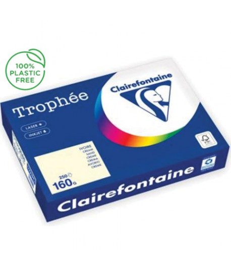 CARTA TROPHEE 160G A4 AVORIO 1101 250F