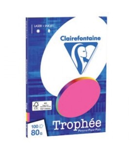 CARTA TROPHEE 80G A4 MIX COL. FLUO 100FF