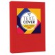 CARTONCINO TEXTCOVER 270G A4 ROSSO 100F