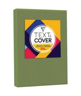 CARTONCINO TEXTCOVER 270G A4 VERDE 100F
