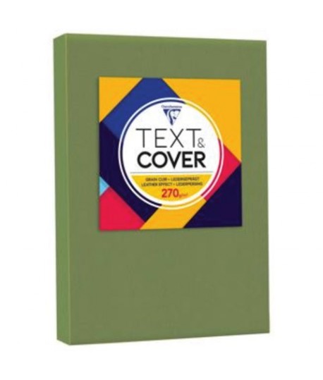 CARTONCINO TEXTCOVER 270G A4 VERDE 100F