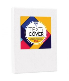 CARTONCINO TEXTCOVER 270G A4 BIANCO 100F