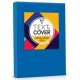 CARTONCINO TEXTCOVER 270G A4 BLU 100F