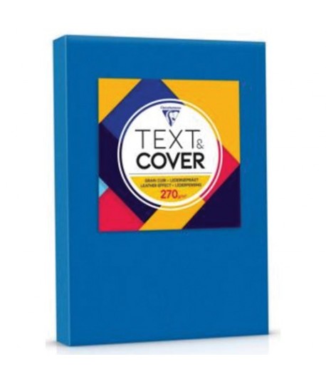 CARTONCINO TEXTCOVER 270G A4 BLU 100F