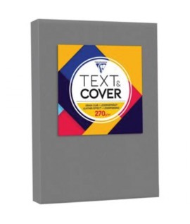 CARTONCINO TEXTCOVER 270G A4 GRIGIO 100F