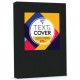 CARTONCINO TEXTCOVER 270G A4 NERO 100F