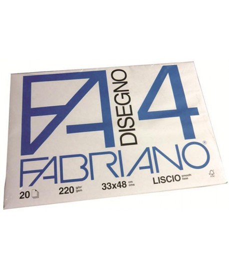 ALBUM FABRIANO 4 220G 33X48 LISCIO 20FF