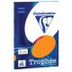 CARTA TROPHEE 80G A4 ARANCIO FLUO 100FF