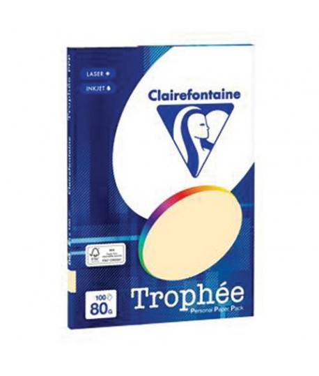 CARTA TROPHEE 80G A4 CAMOSCIO 4106 100FF