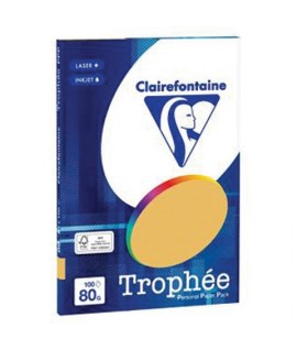 CARTA TROPHEE 80G A4 CLEMENTINE4108 100F