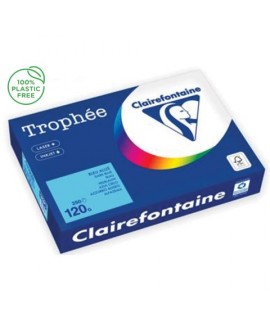CARTA TROPHEE 120G A4 AZZURRO 1282 250F