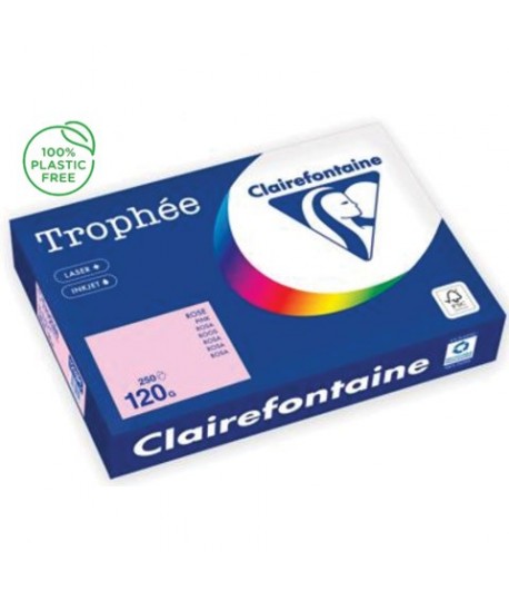 CARTA TROPHEE 120G A4 ROSA 1210 250F