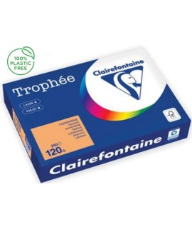 CARTA TROPHEE 120G A4 ARANCIO 1205 250F
