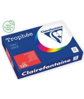 CARTA TROPHEE 120G A4 ROSSO 1227 250F