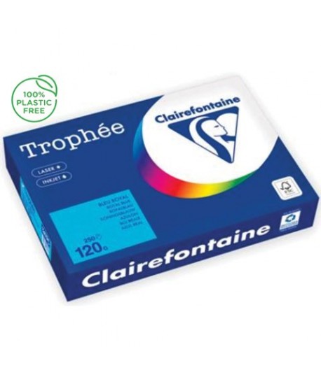CARTA TROPHEE 120G A4 BLU 1247 250F