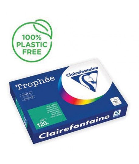 CARTA TROPHEE 120G A4 VERDE ABETE 1224