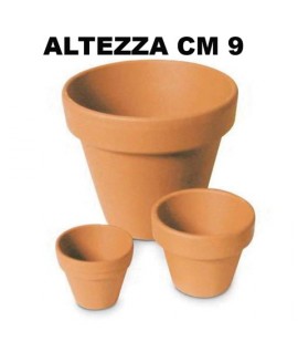 CWR 01090 VASETTI TERRACOTTA CM 9 10PZ