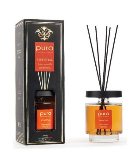 DIFFUSORE ESSENZE 500ML AMBRA E SANDALO