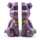 FERMALIBRI ORSO VIOLA 18X14X20H 36809