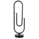 LAMPADA CLIP C/LED METALLO NERO 12X48H