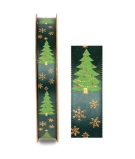 NASTRO REG.NAT.FESTIVE VERDE MM15X25MT