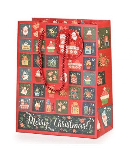 SHOPPER STAR ADVENT BAGS 18X10X23 23757
